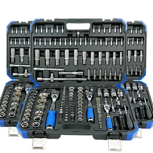 Ratchet kit 172Pcs/Ser Heavy Mechanical RepairSockets Wrench Set Combination ToolboxManual Tools Mechanics Tool Set forAutomotive Repair And Home Use