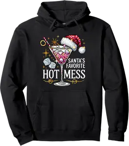 santa's favorite hot mess Pullover Hoodie - Doloresmart Shop 98B0DL9SMJ3F