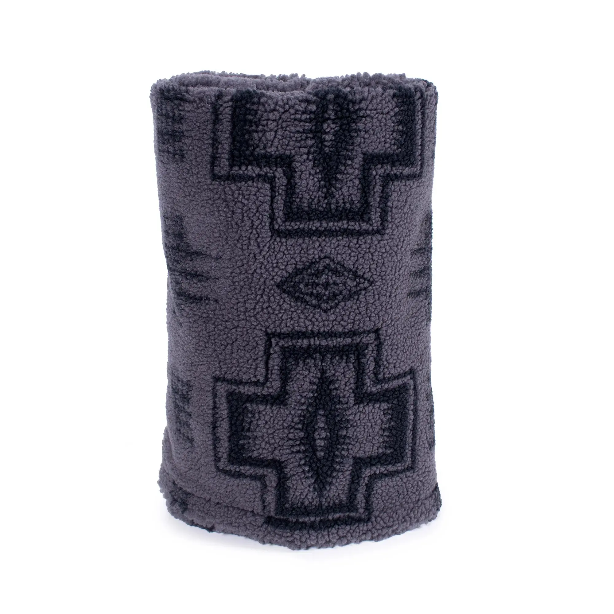 Pendleton Plush Throw Blanket | Harding Tonal Gray
