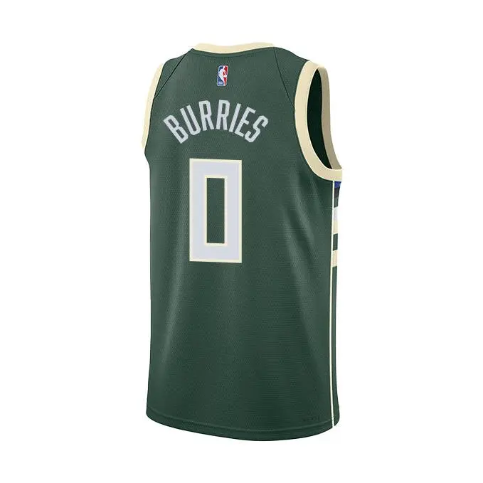 Nike 2022 Icon Edition Brayden Burries Milwaukee Bucks Swingman Jersey