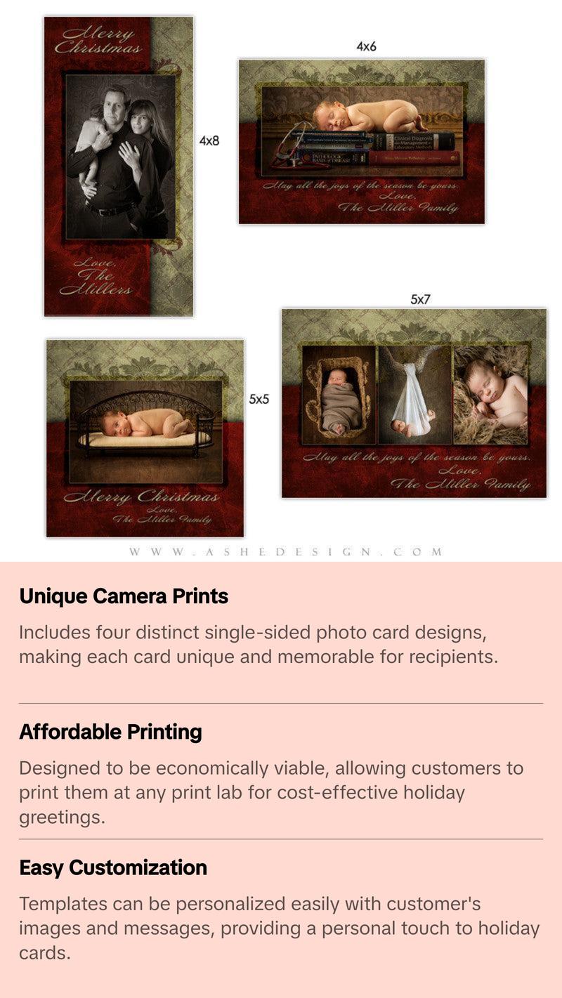Christmas Photo Card Set - Holiday Luxury