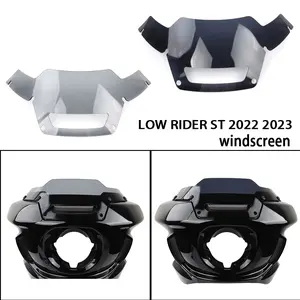 Harley Road Glide ST 22-24 Motorcycle Front Windshield Racing Windshield Low-Profile Front Windscreen