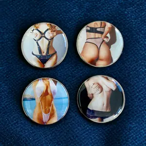 Lady Luck Golf Playful Golf Ball Marker Set - HOT BODY (4 pack)