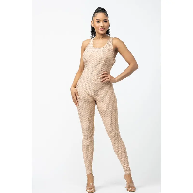 Tazoriah Mocha Jumpsuit