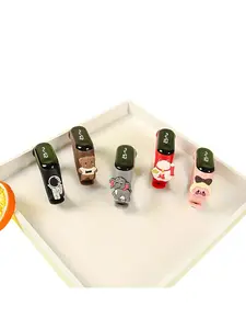 Cute Cartoon Character Watch Set, Wristwatch, Portable Digital LED Display, Exam-Ready Simple Number Watch, Holiday Gift for Teens & Adults