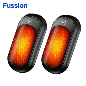 Mother's Day Gift— AI 2-pack rechargeable hand warmers, includes a greeting card, 6400mAh battery, 3 temperature settings, rapid heating, portable design, 10-hour battery life, suitable for outdoor activities such as skiing, hunting, golf, and camping.