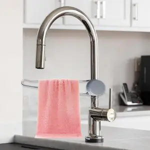 Adjustable Stainless Convenient Dish Towel Rag Holder Rack for Kitchen Sink Faucet