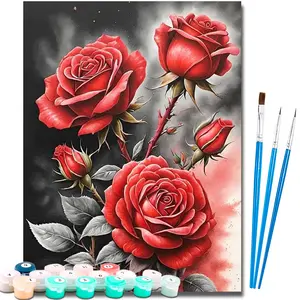 Paint by Numbers Kit for Adults Beginner,Easy Adult Paint by Number Kits on Canvas DIY Painting for Surprise Gift Home Wall Decor 16x20 Inch
