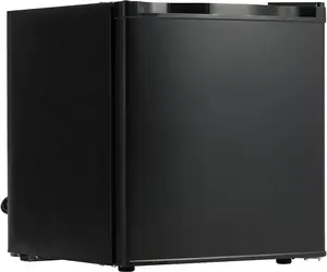 Garvee Compact Mini Fridges with Freezer in 1.7 Cu.Ft. Single Door and 3.1 Cu.Ft. Double Stainless Steel Door Models, Featuring Adjustable Thermostats and Removable Glass Shelves, Ideal for Bedrooms and Dorms in Black or Silver