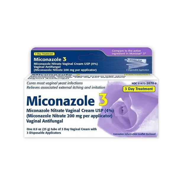 TARO 3-Day Yeast Infection Treatment for Women – 4% Miconazole Nitrate Vaginal Cream 25g Tube, Designed for Fast, Effective Feminine Care and Relief