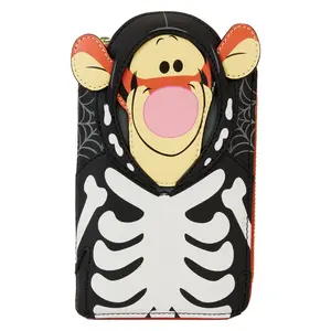 Loungefly Disney Winnie the Pooh Skeleton Tigger Zip-Around Wallet