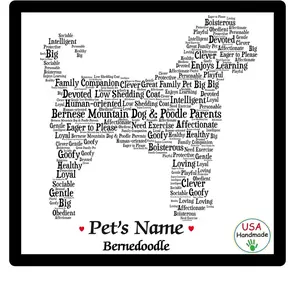 Personalized Doodle Dog Name Frame – Custom Framed Pet Art Gift Wrapped for Dog Lovers : Add your dog's name in the delivery instructions box or order notes at checkout.