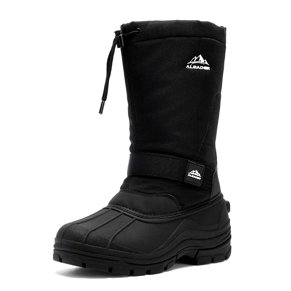 ALEADER Men's Winter Premium Closed Snow Hiking Shoes, Waterproof Insulated Shell, Inner Comfort, All-Match Outdoor Footwear for Walking, Shoe, Walking Shoes tiktokshopbacktoschool