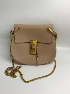 Pre-owned Chloé Chloe Drew Small Pig Bag in Blush Pink, Size: 18×16