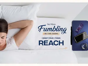 Bedside Table, Liddle Bed Shelf, Nightstand, Dorm room, Portable Bedroom Furniture, Mattress Shelf,