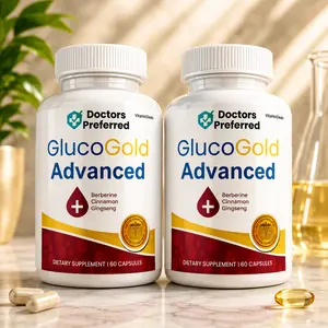 Gluco Gold Advanced Capsules, Max Strength GlucoGold Supplement (2 Pack)