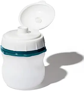 Good Grips Prep & Go Leakproof Silicone Squeeze Bottle - 2 Pack, White - Oil Container Tin Canister