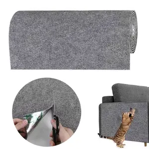 Self-Stick Cat Scratch Pads Adhesive Cat Claw Deterrent Sheet Trimmable Furniture Protector for Sofa Couch Doors Cat Tree Replacement Scratcher Mat Perfect Stocking Stuffer for Christmas Pet Supplies