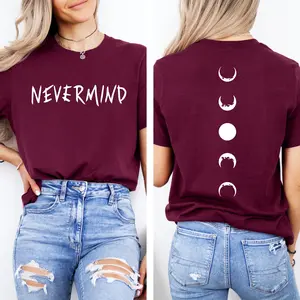 Nevermind Tattoo Moon Phase Shirt: Jimin Bangtan Kpop Tee