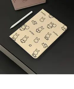 Miffy Kawaii Tablet Case for IPad 9/mini7/10th Gen Shockproof 360° Rotating Cover with Pen Slot Compatible with Air2/Pro11 Gifts