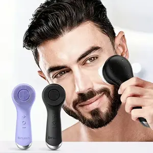 Facial Silicone Cleansing Brush - Electric Sonic Glow Massager for All Skin Types, Anti-Aging & Deep Cleansing, Derma roller Alternative, Waterproof & Gentle