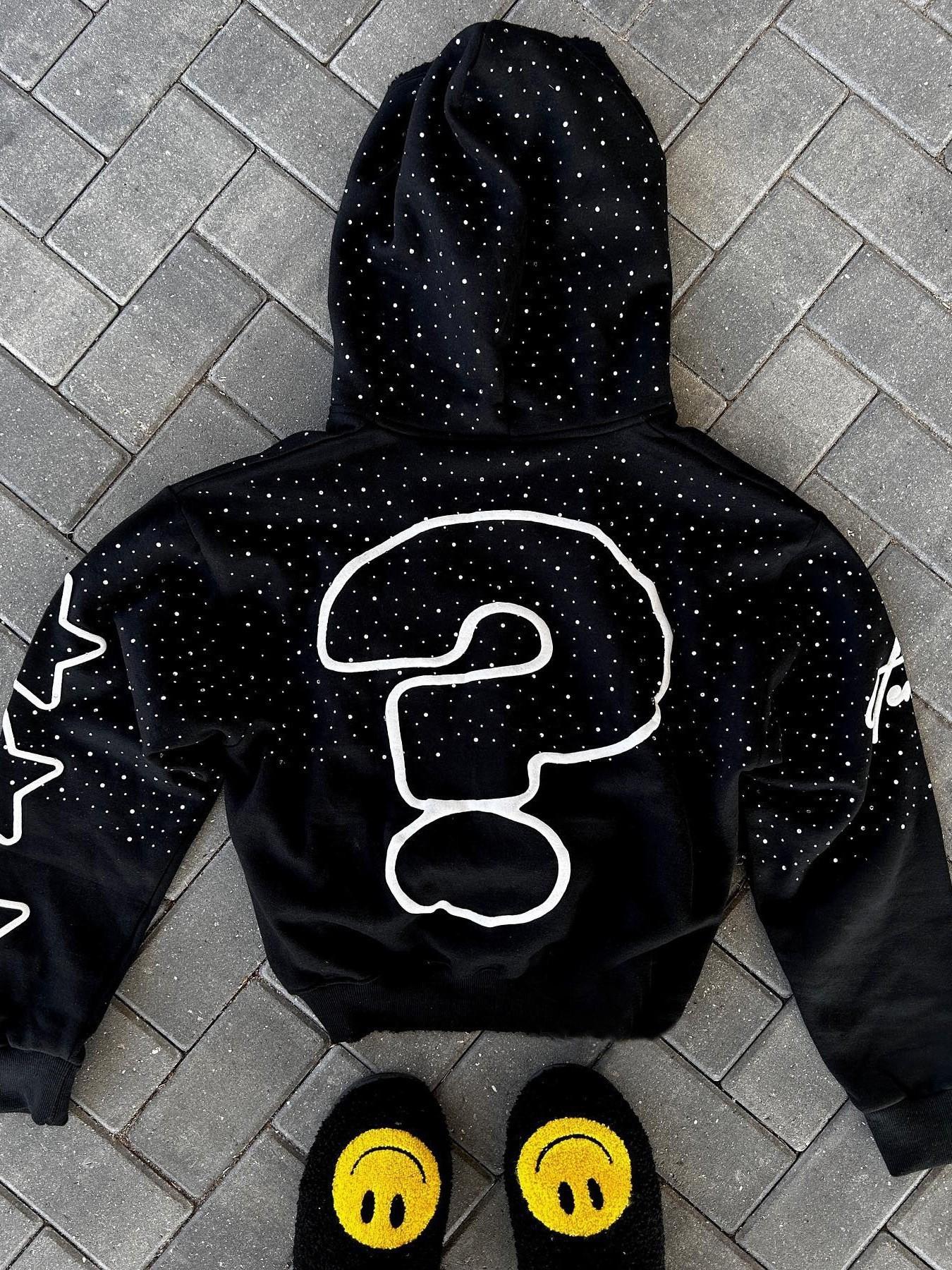 Harajuku fashion Y2K star patch embroidery oversized hoodie womens Gothic hip-hop loose casual sports hoodie street wear All Oversized Christmas Halloween Thanksgiving Day Menswear Sweatshirts Tops Pullover Streetwear Longsleeves