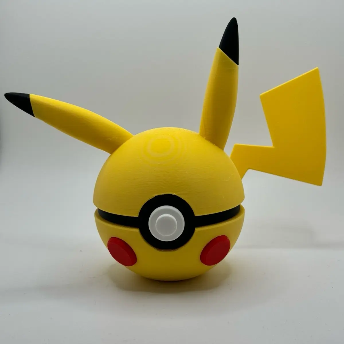Decorative Pikachu-Themed Collectible Ball - Material-Built, Symbolic Piece for Poké Fans, Fun Collectibles Category Item