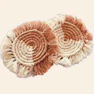 Macramé Homemade Mix and Match Coasters