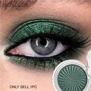 1PC Brighten Shiny Cosmetic Eyeshadow Palette, Glitter Texture Highlighter Palette, Pearlescent Shimmer, Natural Finish, Highlighting Eye Makeup & Face