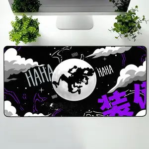 [Sale Up To 50%] Haha G5 Desk Mat, OP Anime Mouse Pad, Keyboard Mat, Luf OP Anime Desk Mat For Office, Gift For Gamer