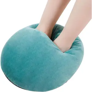 USB Electric Foot Warmers for Feet, Portable Heating Foot Warmer Electric Heating Shoes, Fast Heating Pad Soft Flannel, Non Slip Foot Warmer Slippers Under Desk Gifts for Men and Women (Green)