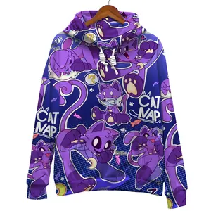 Catnap Poppy Playtime Pullover Hoodie, Catnap Hoodie For Game Lovers, Cute Gift For Fans