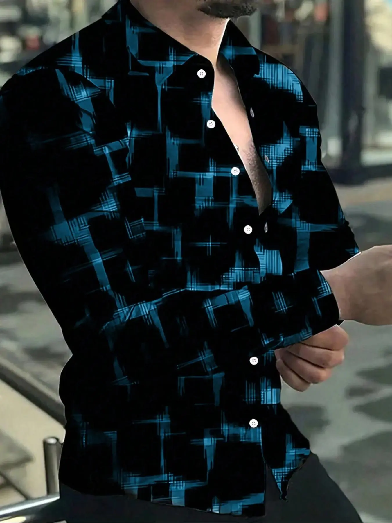 Blue And Black