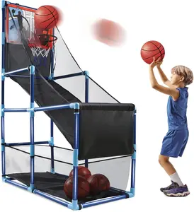 Arcade Basketball Game Set with 4 Ball,for Kids 3 4 5 6 7 8 9 10 +Years Old Boys,Kids Indoor/Outdoor Sport Play,Ideal Gift Age 3-5,6-8,8-10