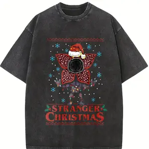 Stranger Christmas Sweatshirt, Merry Upside Down Xmas Jumper, Retro 80s Sweatshirt, Funny Holiday T-Shirt, Sci-Fi Christmas Things Fans Top