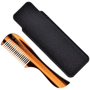 Small Fine Tooth Tortoiseshell Mustache Comb (4")