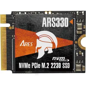 M.2 2230 SSD PCIe 512GB Gen 3x4 NVMe with Aluminium heatsink, Internal Solid State Drive M Key for Business Students Gamers Creator, up to 2500/1700 MB/s - ARS330