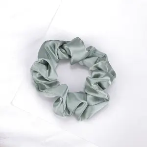 Silk Scrunchies 1PCS Satin Soft Scrunchies in Bright & Neutral Colors - 3.3 Inch Stretch for Various Hair Types