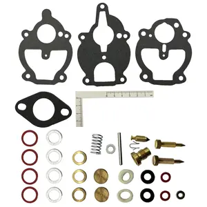 Carburetor Repair Rebuild Kit Replacement for IH Farmall 100 130 140 200 230 240 330 404 A AV B BN C Super A Super C Cub Lo-Boy 184 185
