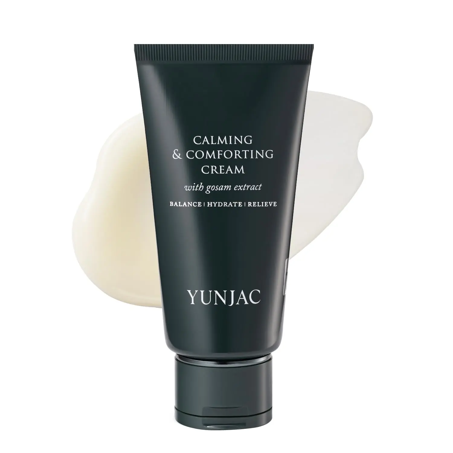 YUNJAC Calming & Comforting Cream (2.12 oz) - Lightweight Gel Texture Moisturizer for Sensitive Skin. Soothing Hydration Skin, Light Moisture Shield Before Makeup Application.