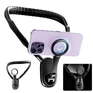 Vlogging, Live Streaming & Action Cam Adventures! 2025's Must-Have Creator Gear: 360° Rotating Magnetic Phone Mount - Stream, Film & Blog Hands-Free Like a Pro