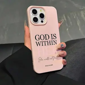 Letter Pattern Phone Case, Anti-drop Cellphone Protective Case, Total Protective Shockproof Mobile Phone Cover for iPhone, Casing