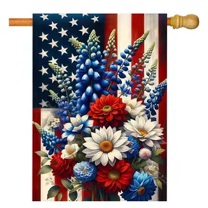 National Flag Garden Flag 28x40 Inch, Double-Sided Courtyard Decoration, Outdoor Lawn Decor, Flag Only, Ca Prop 65 Compliant