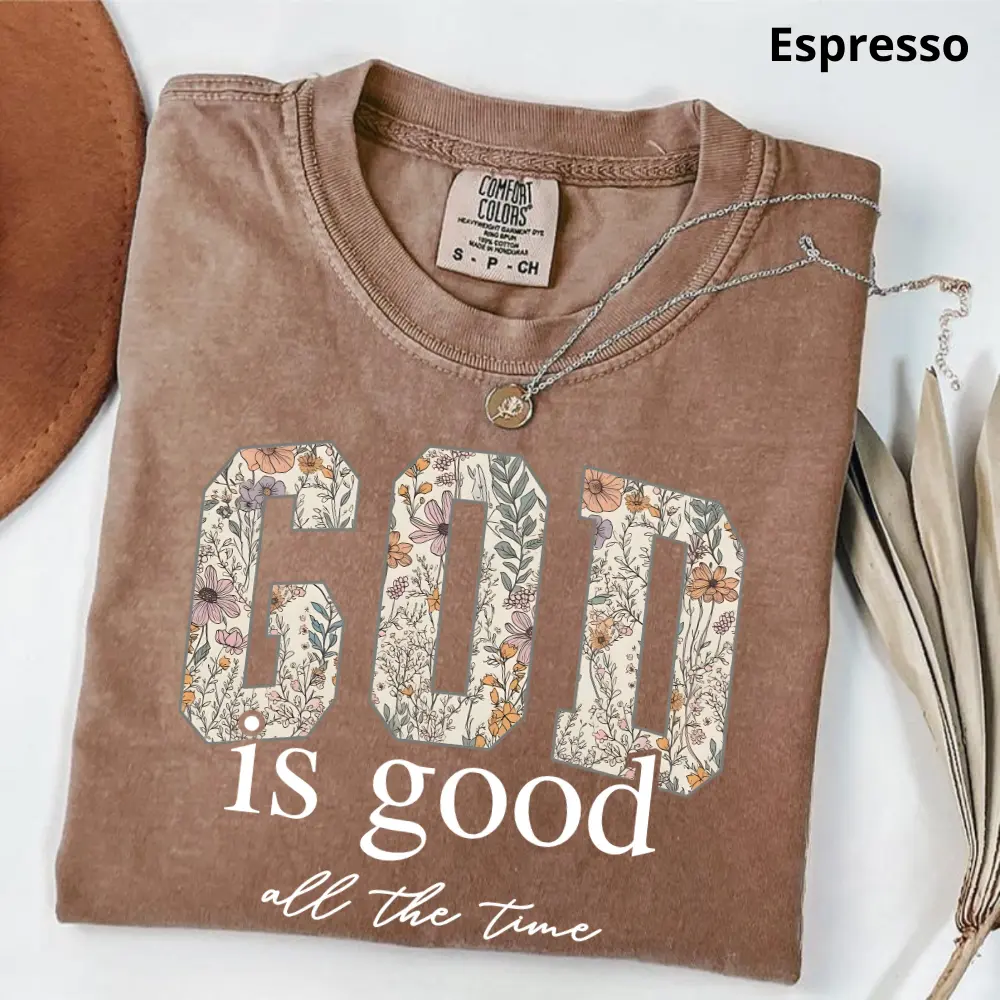 Comfort Colors God Is Good T Shirt, Christian Quote Crewneck, Religious Bible Verse Shirt, Faith Based Outfit, Christian Gift for Women
