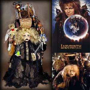 #53 The Junk Lady from Labyrinth 20" Character Doll by Erika's Emporium OOAK