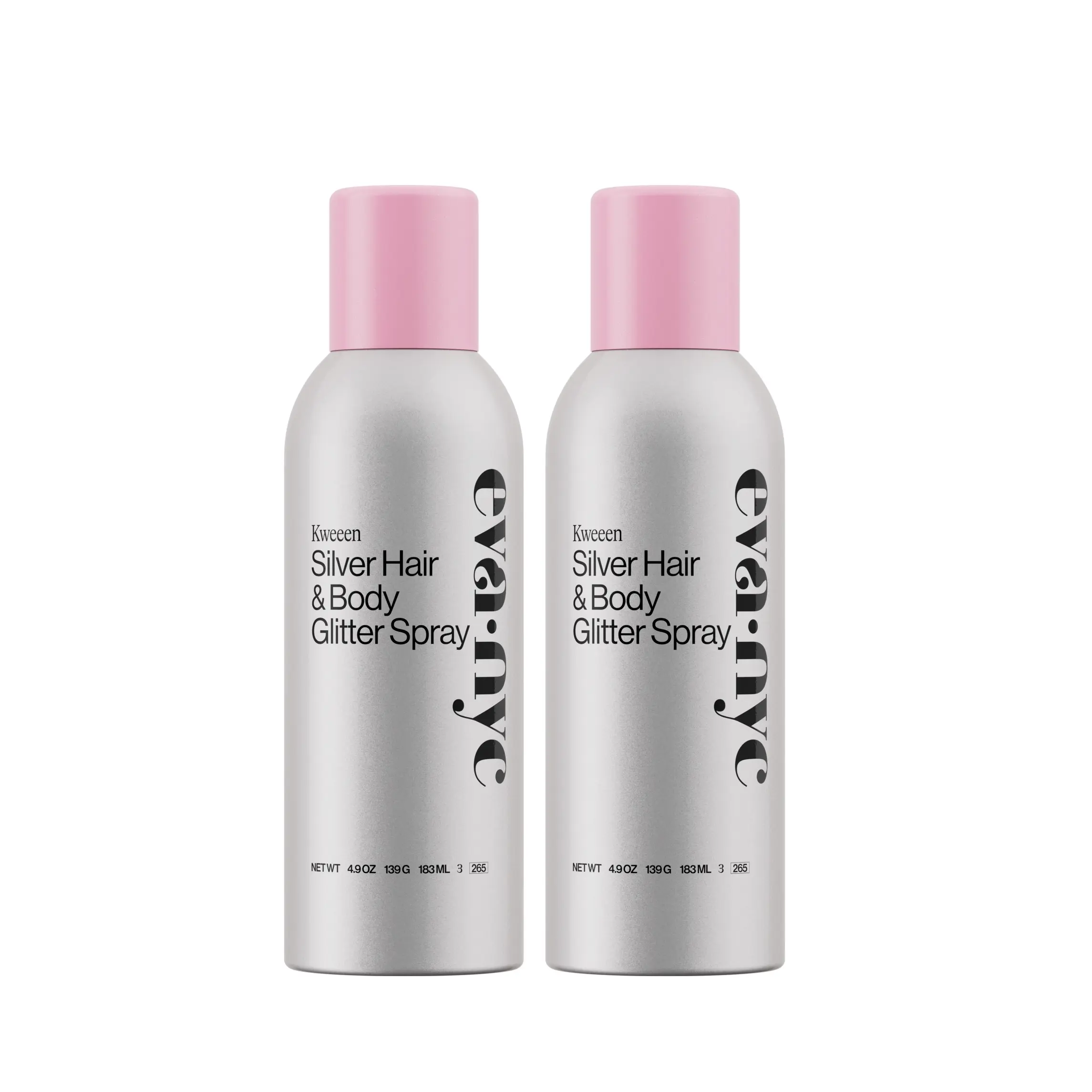 Eva NYC Kweeen Glitter Spray Duo (Set of 2) Glitter Spray for Hair & Body Eva NYC Kweeen Glitter Spray Duo (Set of 2) Glitter Spray for Hair & Body