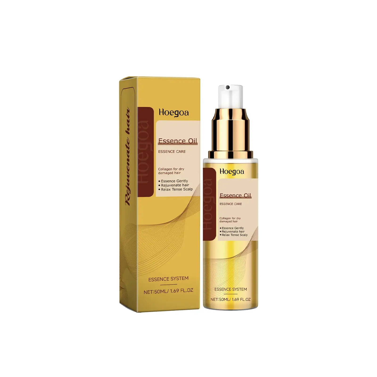 Smoothing & Shine Hair Oil – Plant-Based Nourishing Essence, Non-Greasy Lightweight Formula, Gentle Scalp Care & Hair Repair, Natural Botanical Oil for Silky Glow