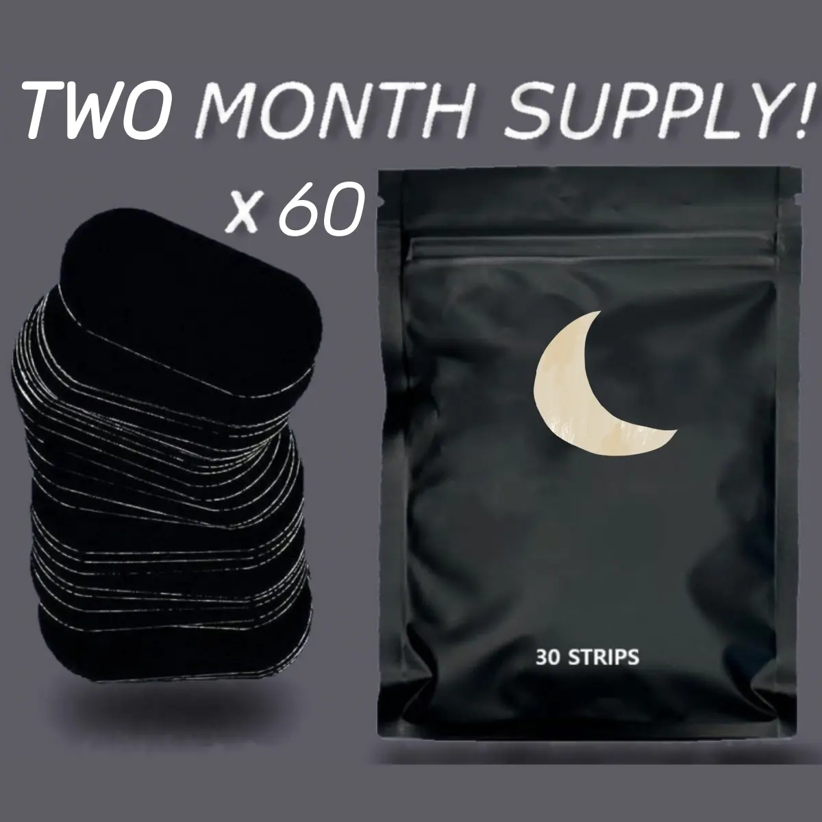Breathable mouth patch, 60 pieces/box sleeping patch, anti-snoring mouth patch, use mouth band or silent band when sleeping to reduce snoring, medical care, can be given as a gift.