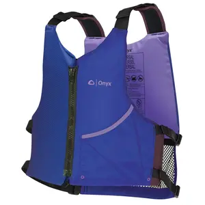 Onyx Outdoor 121900-600-004-24 Universal Paddle PFD Life Jacket - Adult - Blue & Purple