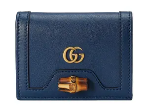 Pre-owned GUCCI Leather Small Leather Goods Diana Mini Wallet